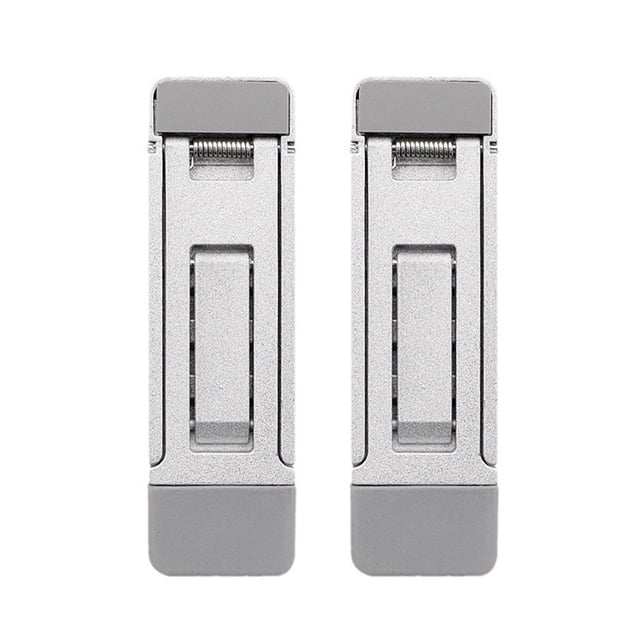 Visland 2 Pcs Portable Laptop Stand Compact Design Portable Anti-Slip 3 Height Adjustment Notebook Bracket Computer Holders
