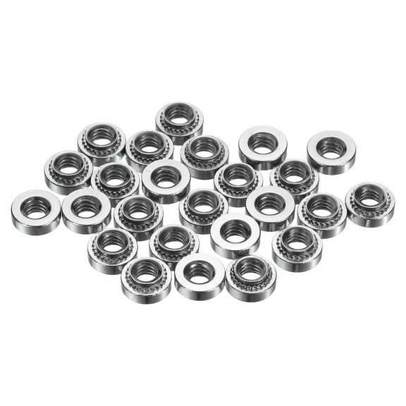 25Pcs Self-Clinching Nuts, #8-32 x 0.14" 304 Stainless Steel Rivet Fastener