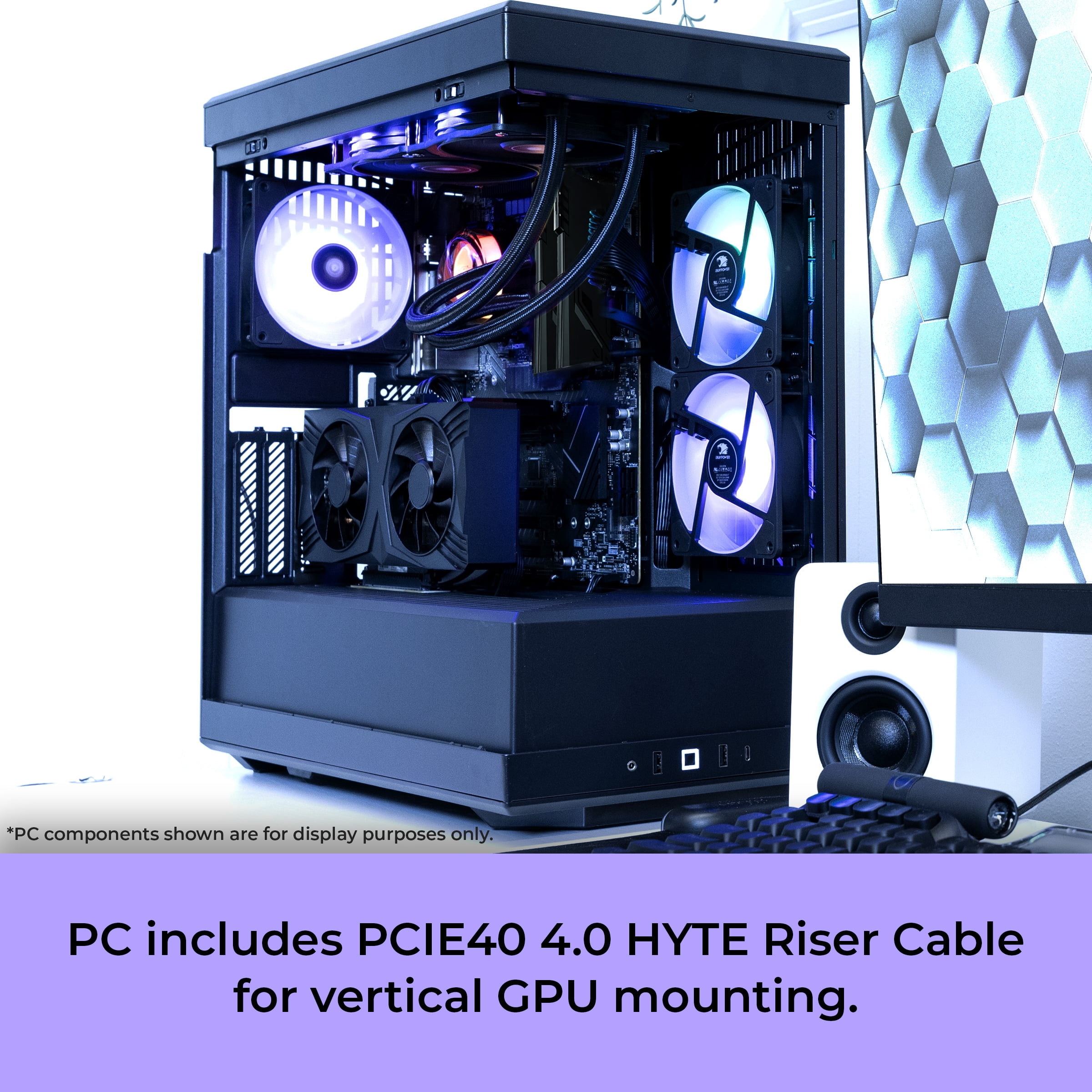 iBUYPOWER Y40 Gaming PC Desktop Computer AMD Ryzen 7 7800X3D CPU, NVIDIA GeForce RTX 5080 16GB GPU, 32GB DDR5 5200MHz RAM, 1TB NVMe SSD, Windows 11 Home, Gamer Keyboard and Mouse - Y40BA7N5802