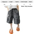 thumbnail image 2 of Toddler Baby Boys Elastic Waist Jeans shorts, Toddler Baby Casual Shorts, 2 of 5