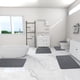 thumbnail image 4 of Juego de alfombras de baño de espuma alfombras de baño de una pieza con forro polar grueso y suave absorbentes de agua y lavables a máquina con reverso antideslizante para mayor, 4 of 9