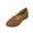 Brown, variant on Women's Fashionable Casual Spring And Summer Solid Color Versatile Bow Low-Cut Wedge Shoes Khaki 7