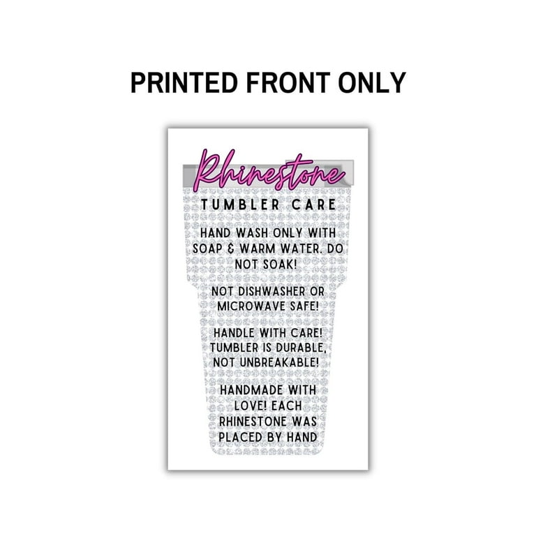 rhinestone-tumbler-care-instructions-card-50-pk-2x3-5-handmade-studded-bling-small-business-glitter-cup-starter-kit-add-to-customer-package-diy-walmart-com for Free Printable Tumbler Care Instructions Rhinestone Tumbler Care Instructions Card 50 pk, 2x3.5 Handmade Studded Bling Small Business Glitter Cup Starter Kit Add To Customer Package DIY - Walmart.com for Free Printable Tumbler Care Instructions