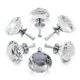 thumbnail image 5 of 12 pomos de cristal CHEPIHG para armarios cocina tocadores puertas de cajones 30 mm, 5 of 5