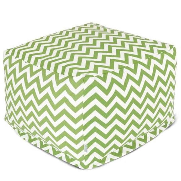 Majestic Home Sage Chevron Large Ottoman