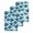 Mist Blue, variant on Blue Geometric Moroccan Kitchen Dish Towels for Drying Dishes Set of 3, Abstract Art Blue Ombre Modern Waffle Weave Microfiber Hand Tea Bathroom Towels Quick Dry & Absorbent Towel 15.7x23.6
