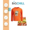 thumbnail image 7 of Big Chill Boys Swim Set - Boys Rash Guard Swim Set - UPF 50+ Rash Guard Long Sleeve Swim Shirt Board Short Swim Trunks (5-14), 7 of 7