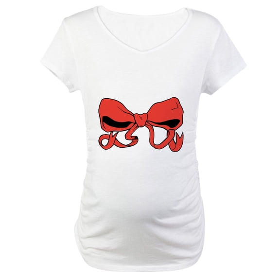 CafePress - Worlds Best Present (Dark) Maternity T Shirt - Cotton Maternity T-shirt, Cute & Funny Pregnancy Tee