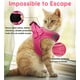 thumbnail image 3 of Arnés ajustable para gatos, arnés antiescape para gatos, arnés ligero para gatitos, collares, arneses y correas para gatos, transpirables, fáciles de controlar, con tiras reflectantes, 3 of 4