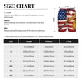 thumbnail image 3 of Kdxio American Flag And Baseball Print Mens Sleep Shorts Bottoms Soft Comfy Pajama Wear Pants with Drawstring Pockets, 3 of 5