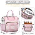 thumbnail image 4 of Retro Tribal Rustic Style Cooler Tote - Large Insulated Picnic Bag for Gym, 4 of 5