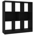 thumbnail image 2 of vidaXL Bookshelf Open Shelf Bookcase Wall Bookshelf Book Rack Engineered Wood, 2 of 14