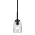 thumbnail image 5 of 43674BKCLR Kichler Lighting Shailene - 1 Light Mini Pendant-11.25 Inches Tall and 4.5 Inches Wide-Black Finish, 5 of 6