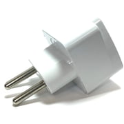 Seven Star Universal Travel Plug Adapters For Switzerland Multipack (1 Pack, Universal to Switzerland - 3 Round Pins - Type J)