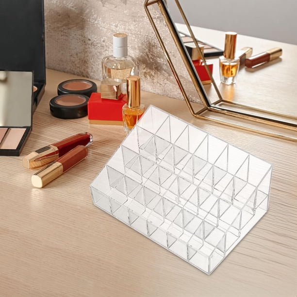 Tachiuwa Lipstick Holder Case Clear Lipstick Organizer for