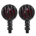 thumbnail image 1 of Motorcycle Turn Light Flashing Light 12V 5W Universal Vintage Motorcycle Turn Signal Light Indicator Lamp Modified PartBlack Red, 1 of 8
