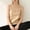 Khaki, variant on Endives Womens Tank Top Sleeveless Shirt Thin Strap Crew Neck Camisole Slimming Flared Top Daily Wear Outerwear