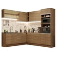 thumbnail image 1 of Cocina Integral de Esquina 459cm Glamy Madesa 01 Marrón, 1 of 5