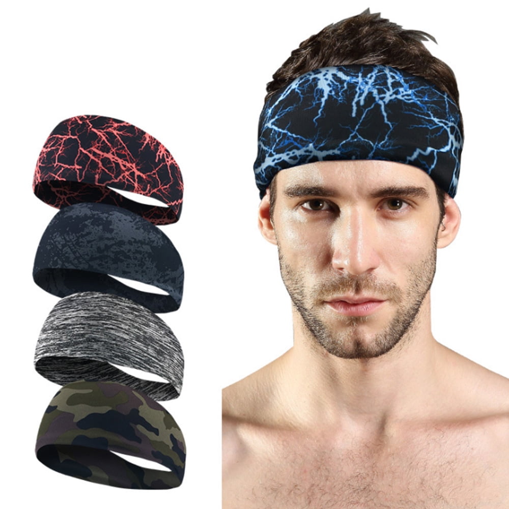 Details about   5 PCS Sports Headband Running Fitness Yoga Sweat-absorbent Non-slip Headbands 