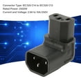 thumbnail image 3 of C14 To C13 Adapter, IEC320 To IEC320 Adapter 4Pcs Plug and Play 2500W  for UPS PDU Server, 3 of 8