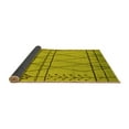 thumbnail image 2 of Ahgly Company Indoor Round Oriental Yellow Industrial Area Rugs, 8' Round, 2 of 4