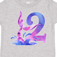 thumbnail image 4 of Inktastic 2nd Birthday Mermaid Tail Boys or Girls Toddler T-Shirt, 4 of 5