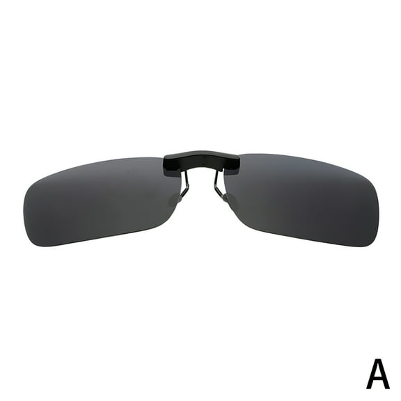 GJX Night Vision Anti Glare Polarized Clip On Driving Glasses Lens
