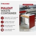 thumbnail image 2 of Rev-A-Shelf Top Mount Single Pullout Under Cabinet Trash Can, 35 Qt, 4WCTM-12DM1-343-FL, 2 of 9