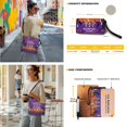 thumbnail image 2 of ZUXONGSY Halloween Skull Pumpkin Raven Print 2 Pcs Bucket Purse Set for Women Multipurpose Leather Crossbody Handbag with Wrist Wallet Trendy Bucket Bag Tote Purse Set for Dating, 2 of 4