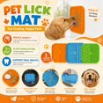thumbnail image 4 of Silicone Lick Mat for Dogs, Slow Feeder Stress Relief Pad, Non Slip Frozen Treat Tray for Pet Anxiety,1PCS, 4 of 10