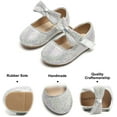 thumbnail image 4 of Toddler Flower Girl Dress Shoes - Girl Ballet Flats Party School Shoes Wedding, 4 of 6