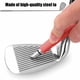thumbnail image 4 of Herramienta de limpieza de palos de golf de acero inoxidable para planchas y cuñas - Limpiador portátil de ranuras con empuñadura ergonómica, 4 of 6
