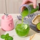 thumbnail image 4 of Licuadora portátil recargable por USB | Smoothie personal y exprimidor de frutas de 350 ml | 6 cuchillas de acero inoxidable 304 | Batería de 1800 mAh para viajes, gimnasio, escuela y actividades al, 4 of 7