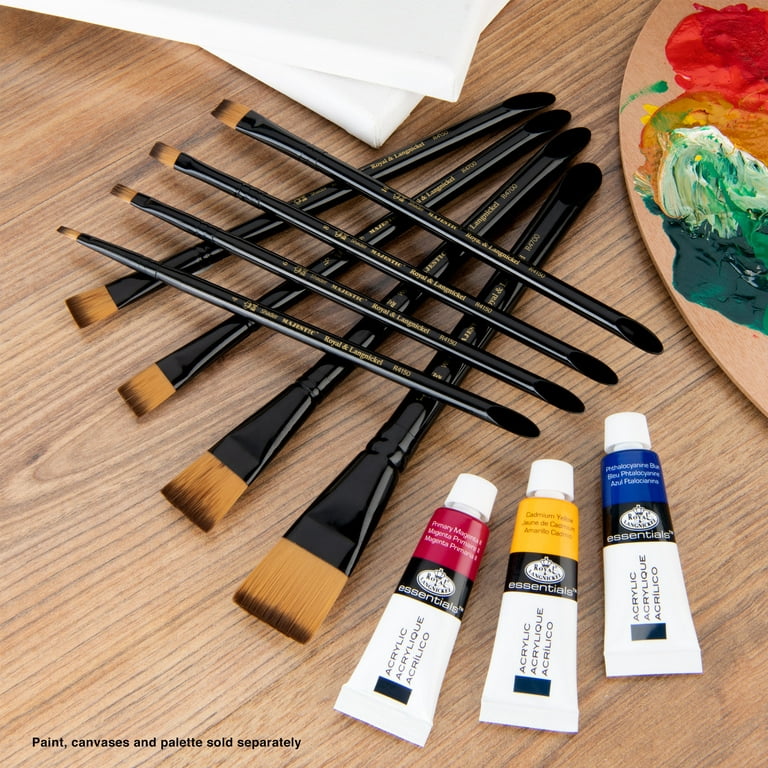 Artway Premium Mixed Short Handle Artist Paintbrush Set (x8)