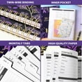 thumbnail image 6 of 2026-2027 Monthly Planner - 2 Year Monthly Planner/Calendar 2026-2027, Jan 2026 - Dec 2027, 11" x 9", 24 Months, Tabs,  Pocket, Holidays, -Wire Binding, Note Pages, 6 of 7