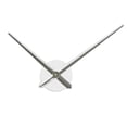 thumbnail image 1 of Mecanismo de reloj de pared Naiovety modificado analógico silencioso Decoración del hogar Plata Grande, 1 of 6