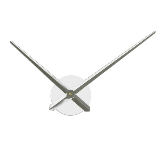 Goriertaly 1/2/3/5 Wall Clock Mechanism DIY Replacement Anti-rust Adjustable Analog Quiet Running Clocks Mechanisms Part Accessories Silver Large 1 Pc