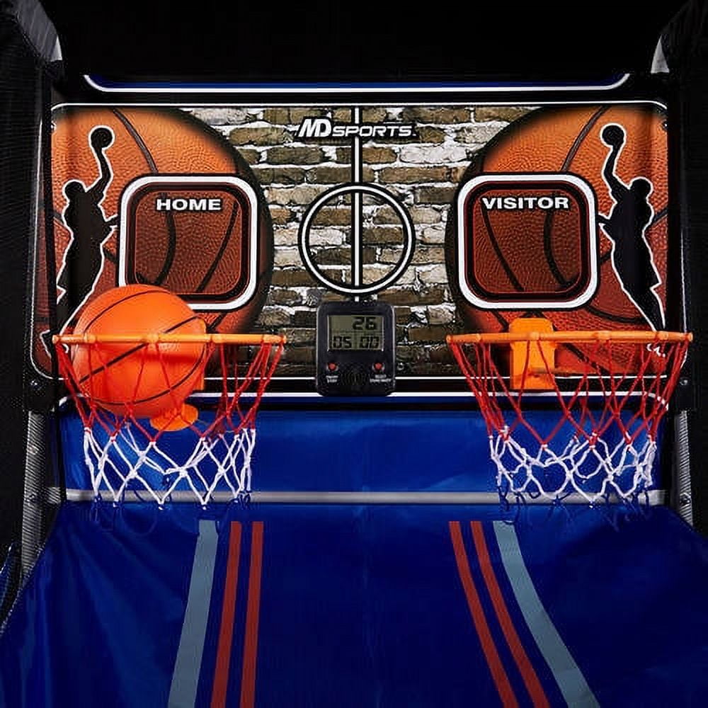 MD Sports EZ-Fold 2-Player 80.5 inch Arcade Basketball Game with