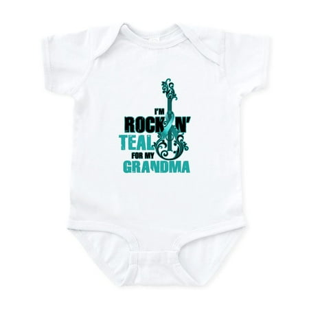 

CafePress - Rockintealfor Grandma Body Suit - Baby Light Bodysuit Size Newborn - 24 Months