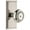 Polished Nickel, variant on Grandeur 825395 Carre Solid Brass Rose Privacy Door Knob Set - Brass