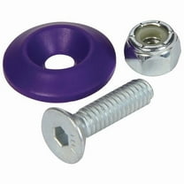 Allstar Performance ALL18687 Countersunk Bolt Kit, Purple - Pack of 10