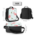thumbnail image 2 of Disketp Cute Flamingo Bolsa Térmica Estampada para Almuerzo, Lonchera para Hombres y Mujeres Adultos, 2 of 7