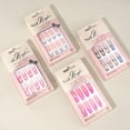 thumbnail image 2 of No Glue Needed Artificial Press-on Nails, Long Square, Multicolor, 24 Count, 2 of 4