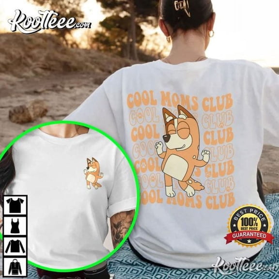 Bluey Cool Moms Club Family Bluey T-Shirt, Gift For Mom