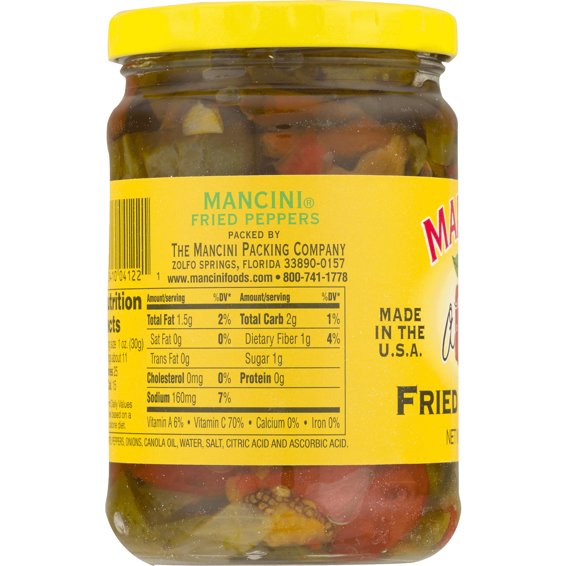 Mancini RCtdy To Serve Sweet Fried Peppers With Onions, 12 Oz