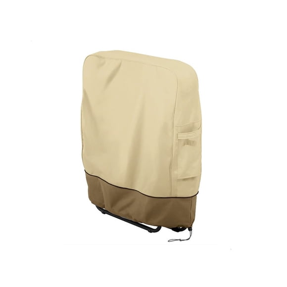 Billuyoard Funda para silla plegable OxfordCloth para exteriores, resistente al viento y a los rayos UV, fácil de limpiar Cubiertas para muebles de jardín