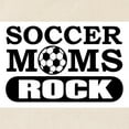 thumbnail image 2 of CafePress - Soccer Moms Rock Tote Bag - Unisex Canvas Tote Bag, Beige, 1-Piece, 2 of 6