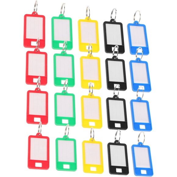 Car Key Fob 50pcs Plastic Tags Motorcycle Key tag Key Rings Keychain for Keys Hotel Key Tags Label Customize car