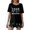 H1-Black176, variant on Puliio Halloween Pajamas Women's Short Set Pjs Sets Cute Print Crewneck Short Sleeve Top and Shorts Holiday Sleepwear for Women