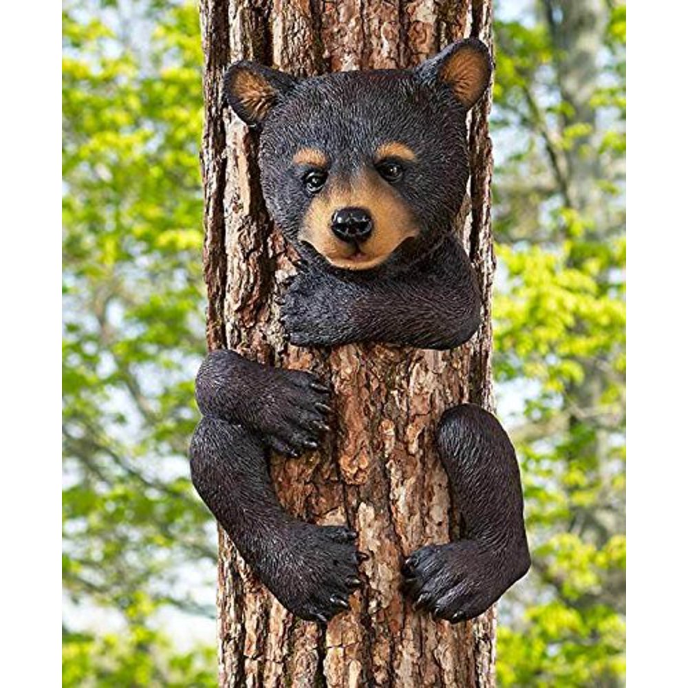 yeti tree hugger statue